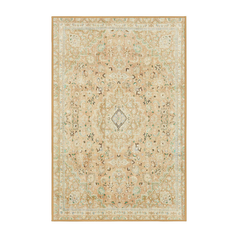 Abstract Indoor Rug, Rectangle 2' x 4'