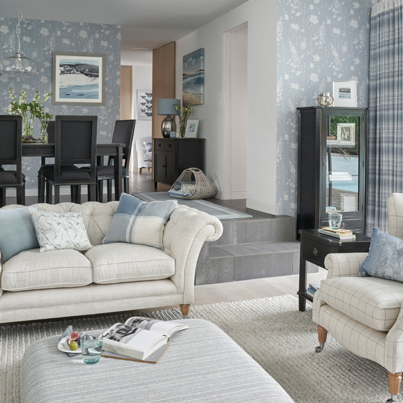 Laura Ashley Dragonfly Wallpaper Roll, Chalk Blue
