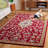 Jaxson Blossom Hand Tufted Wool Cotton Floral Rug in Beige/Red-190360722