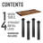 Daevian Solid Wood Top Single Coffee Table-543620616-543620617