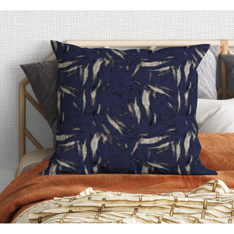 Floral Outdoor Reversible Throw Pillow, 16" x 16"