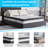 Riverdale Tufted Platform Bed with 10 Inch Pocket Spring Mattress-52247924-52247931