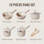 Nawara 10 - Piece Granite Cookware Set