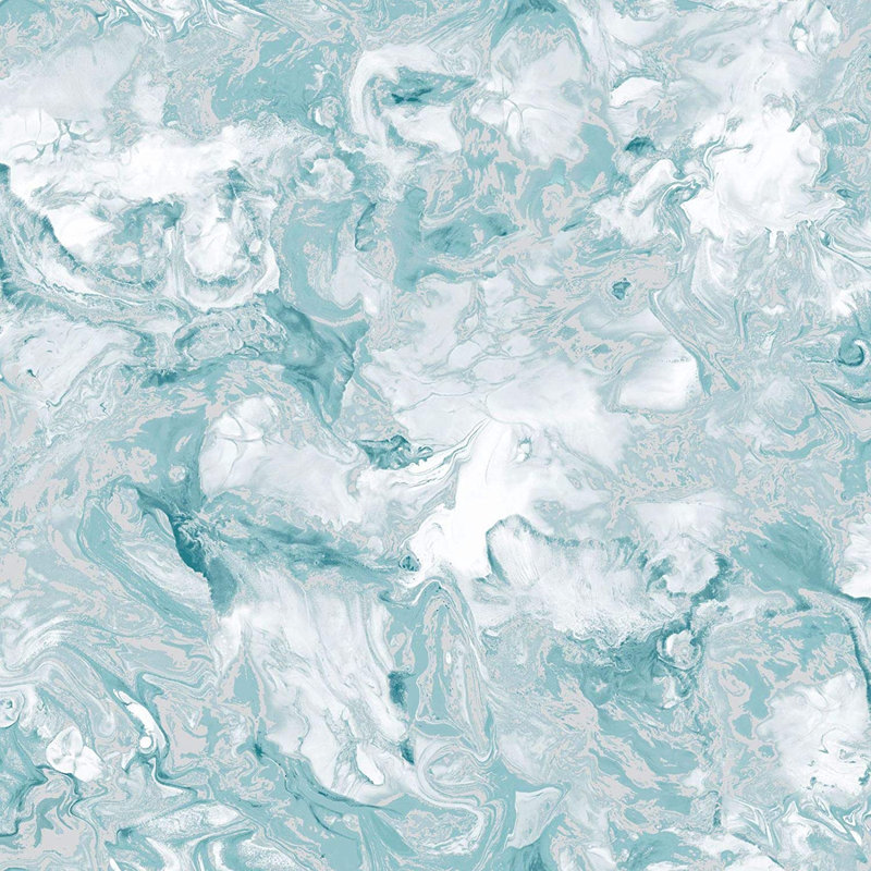 Elixir Marble Wallpaper, Teal