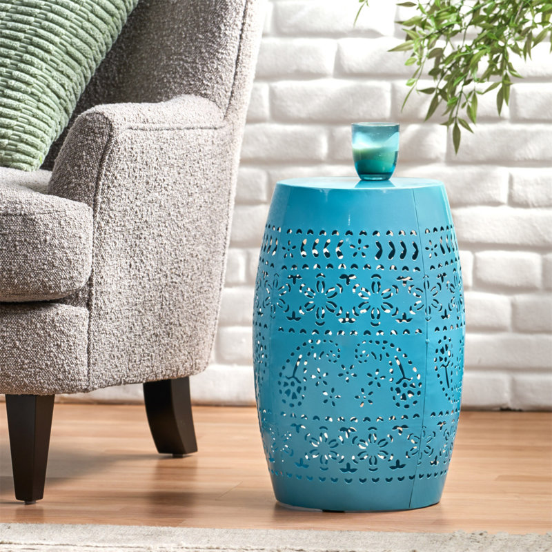 Table d'appoint 12 po - Bleu