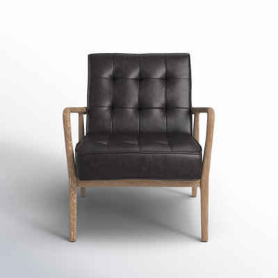 Gustave Genuine Leather Armchair