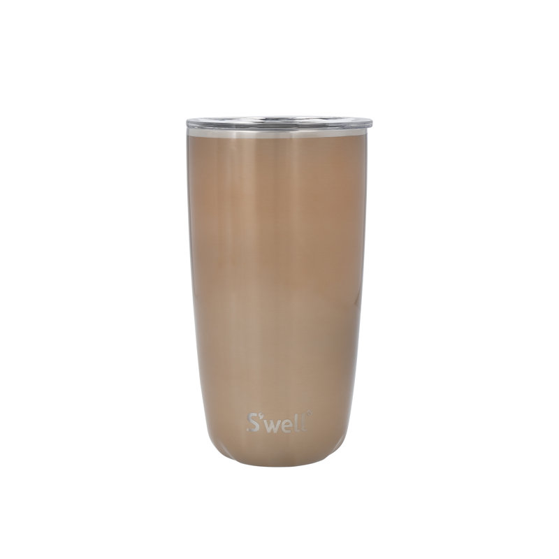 S'well 530ml Vacuum Insulated Stainless Steel Travel Tumbler, Gold