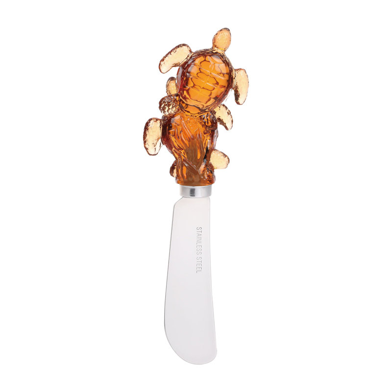 Sea Turtles Transparent Polyresin Cheese Spreader, S4