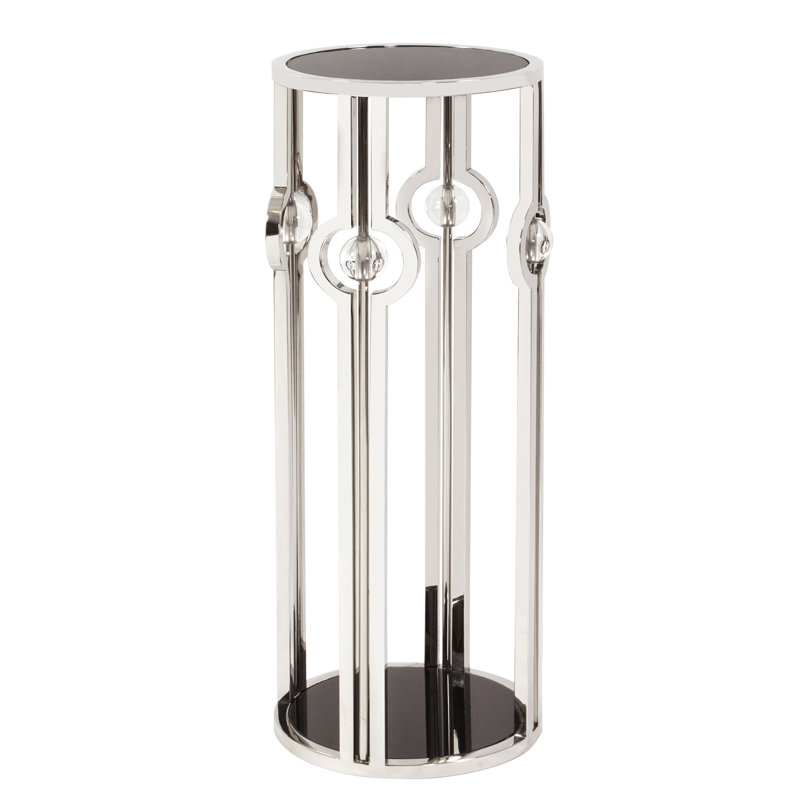 Table à piédestal pour plante / téléphone, H 36 po x L 14 po x P 14 po