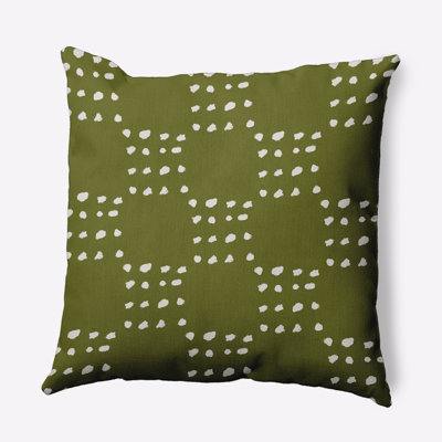Stitched Dots Accent Pillow