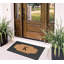 Tapis de porte d'extérieur antidérapant naturel 23 pi x 38 po à motif de coco naturel Alha-1510301799