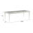 Leda Extendable Dining Table in Platinum