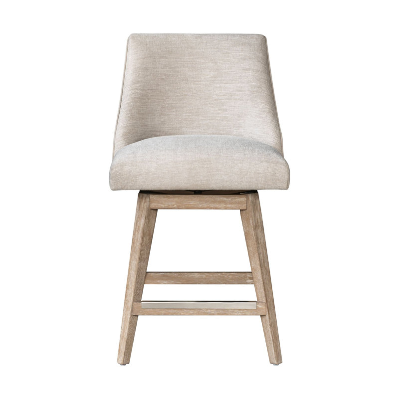 Tabouret de comptoir pivotant Winfield, Cream