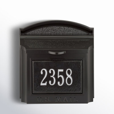 Locking Wall-Mounted Mailbox