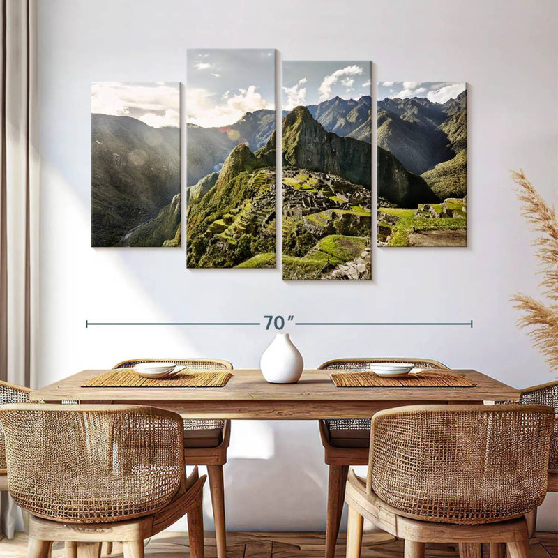 Lilie Ancient Machu Picchu Ruins, 42'' H x 68'' W