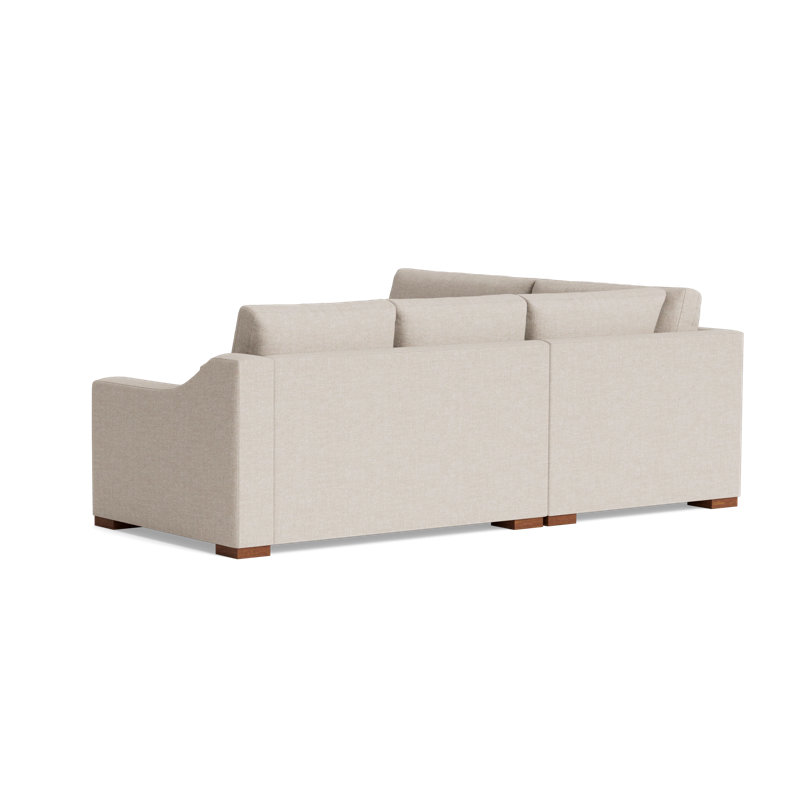 Lucca Sectional, Left Hand Facing, Performance Weave - Natural