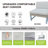 Kamyla Wicker 6 - Person Modular Patio Conversation Sets with Cushions-798425152