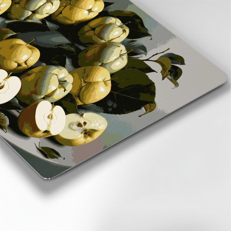 Art mural en métal «Fruit Sugar Apple», H 11 po x l 14 po