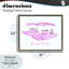 Cadre flottant «Think Pink Float Free», conception par Ziwei Li-372816562-372816561