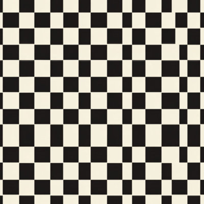 Peel and Stick Wallpaper White black squares Chess Board Checker Board Abstract Contact Paper Removable Self Adhesive Wall Mural Wall Decor for Bedroom Kitchen Cabinets 24in x 118in