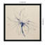 Modern Vintage Floral I Indigo By Everlean Wood Framed Wall Art Print-91291502-91291496