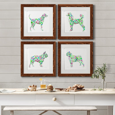 " Tapestry Labrador " 4 - Pieces
