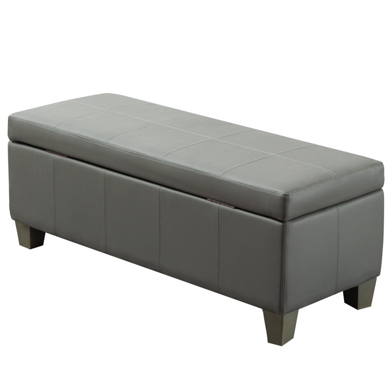 Repose-pieds rectangulaire 51 po, Gris