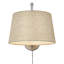 Lampe murale avec bras pivotant 1 lumière Ryleigh en étain blanc moderne-106900591-106900592
