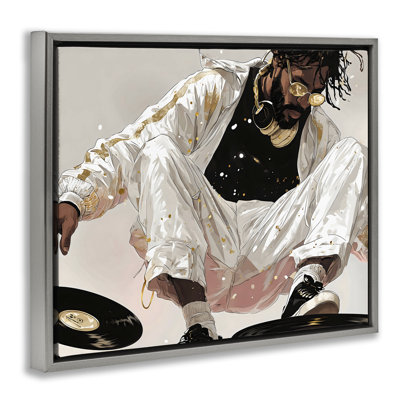 Record Dance Stylish DJ Floating Frame, design by Franklyn Gregory