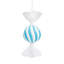 Assortiment d'ornements de bonbon 7 "très lustré. Comprend un assortiment de 3 ornements par sac.-2139133080