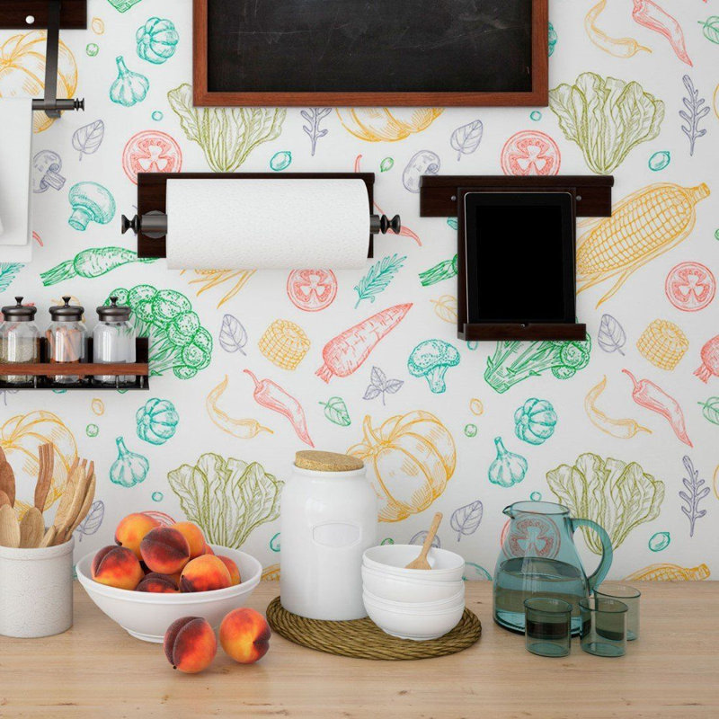 Vegetables Peel & Stick Wallpaper N013255