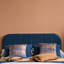 Bevens UPHOLSTERED BED BLUE-516533415