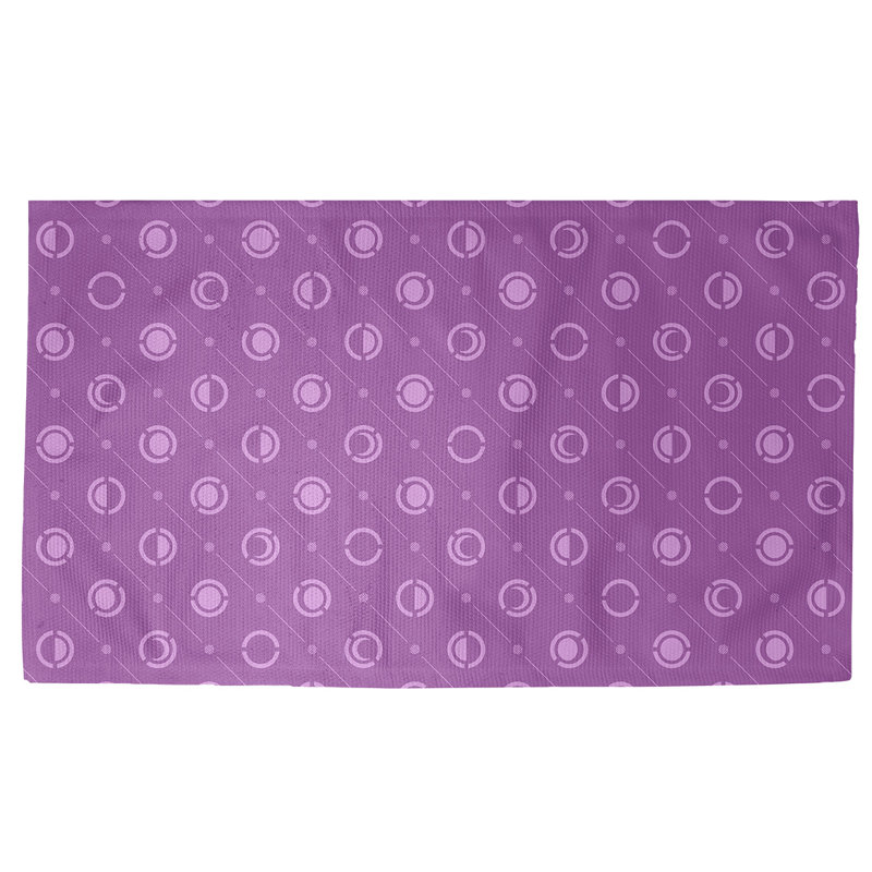 Tapis décoratif mauves Moon phases, Rectangle 2 pi x 3 pi