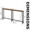 180 cm W Console Table