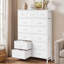  Commode haute 13 tiroirs en tissu, tour de rangement moderne-1160186343