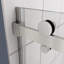 Porte de douche en verre, porte coulissante, avec verre trempé de 5/16 po et finition chrome poli 6074-124947410