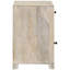 Armoire d'appoint avec tiroir Whitewash Beige