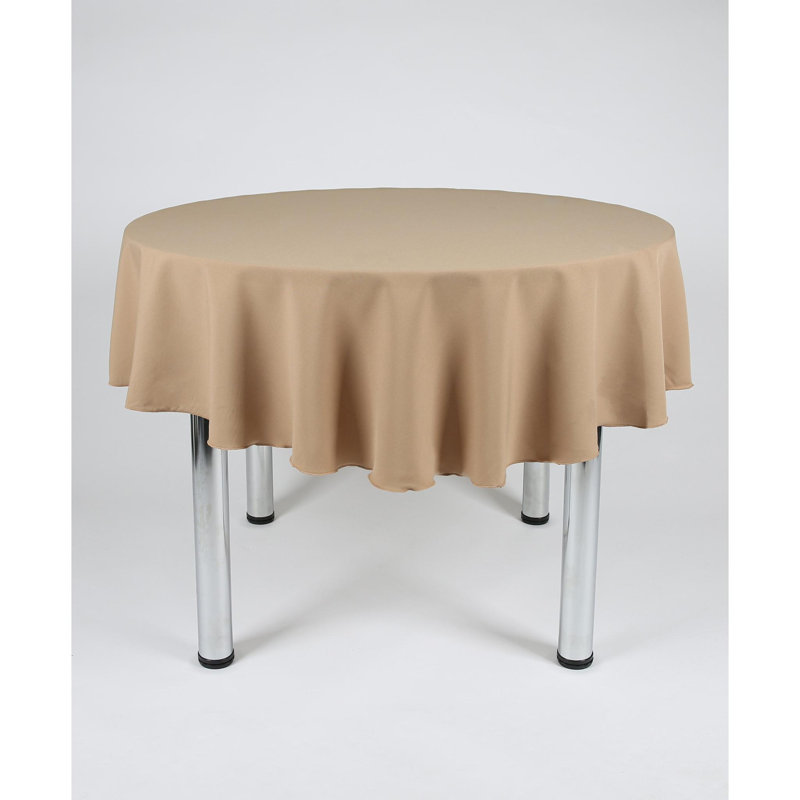 Cameron-James Salisbury Tablecloth, 137cm W x 137cm L, Camel