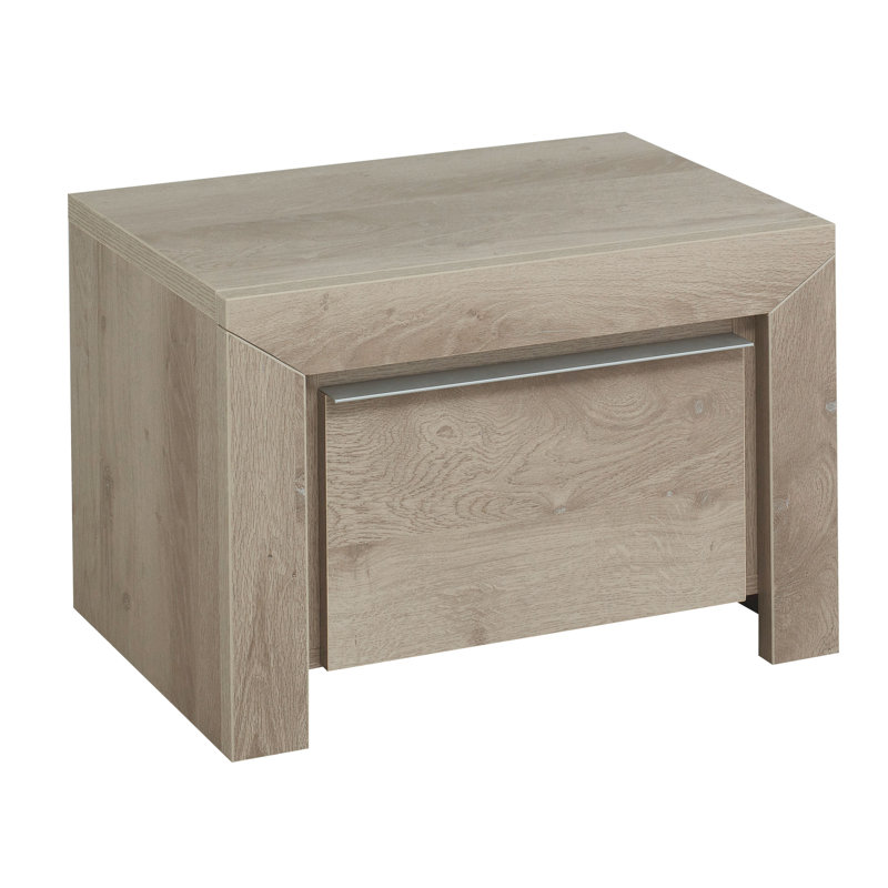 57cm W Manufactured Wood Bedside Table