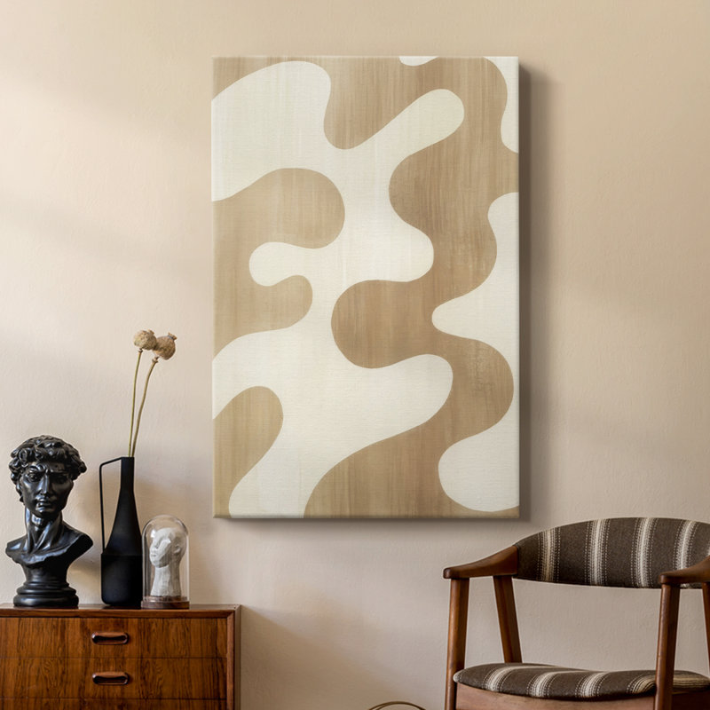 Sienna Ripples II - galerie sur mesure, H 18 po x l 12 po