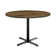 Urban Loft Round Solid Wood Breakroom Table