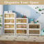 Grands bacs de rangement empilables avec couvercles-111089980