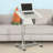 Skuli 60cm H x 60cm W Laptop/Tablet Storage Cart with Wheels