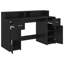Desk Black Oak 55x91 Cm Engineered Wood-320120553