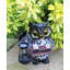 Solar Owl Garden Ornament with Lantern