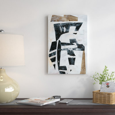 Tribal Collage I par Jennifer Goldberger - Impression sur toile tendue sur châssis