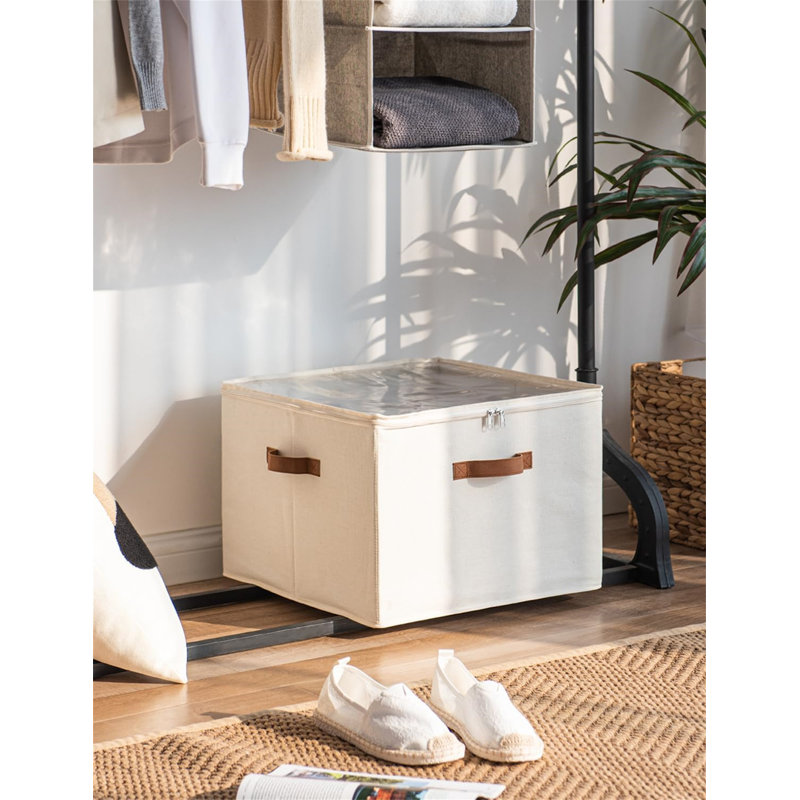 Boîte de rangement pour chaussures 16 paires, Blanc