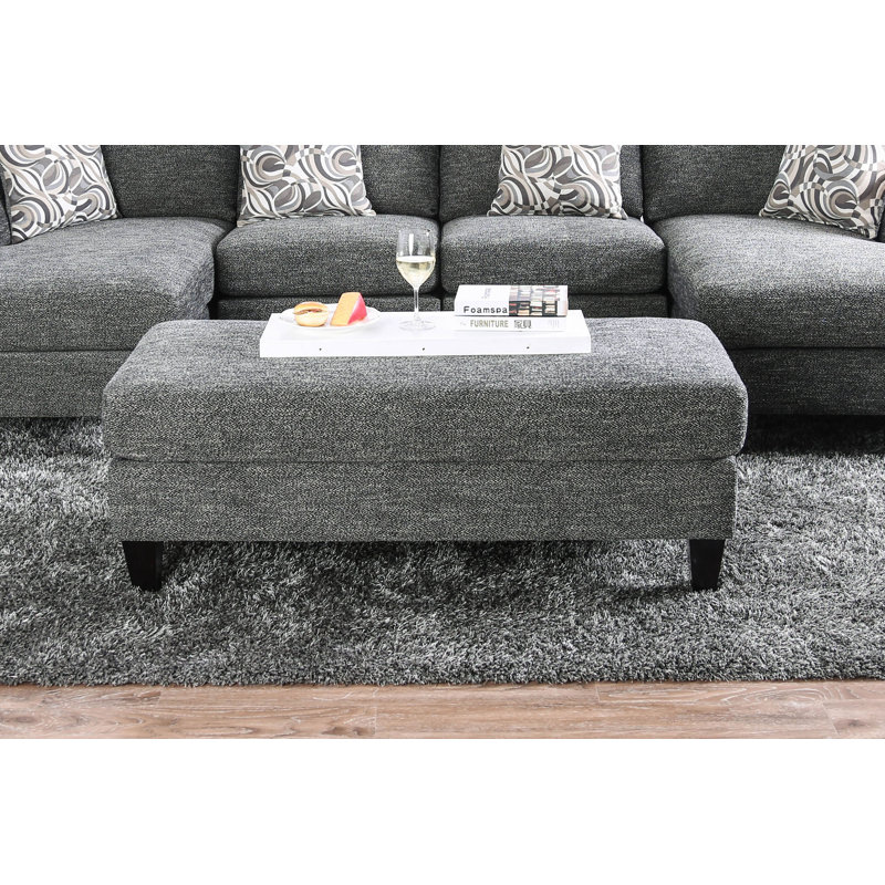 Digregorio Upholstered Ottoman, Chenille