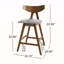 Tabouret de comptoir (ensemble de 2)