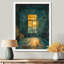 Toile commerciale verte et jaune - Warehouse, art mural-970020004-970020005